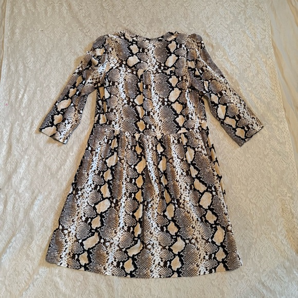 Maeve by Anthropologie Juno Snakeskin V-neck dress - Picture 9 of 10